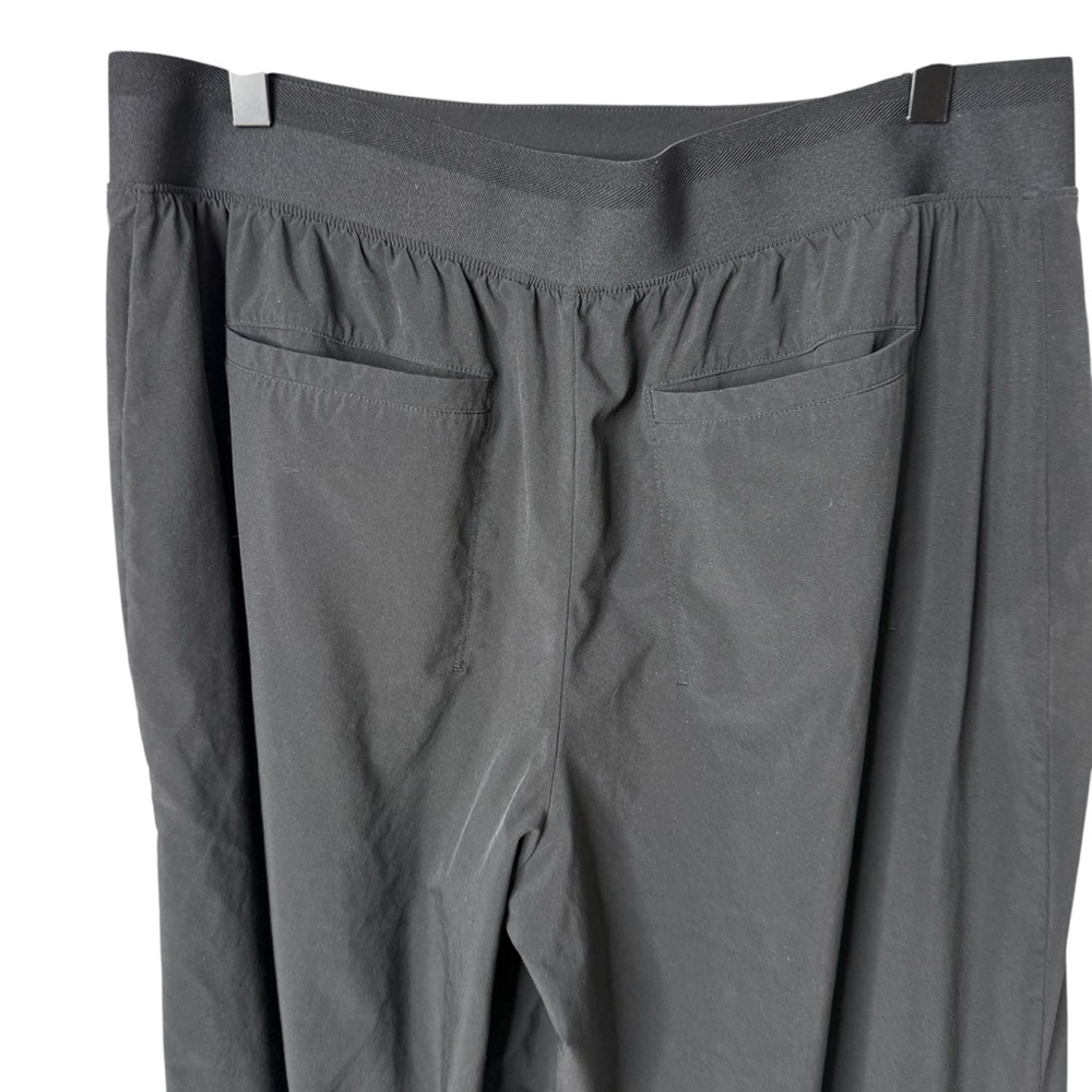 Athleta Brooklyn Heights Pleated High Rise Wide Leg Pants Black Size 16 533436 - Picture 5 of 9